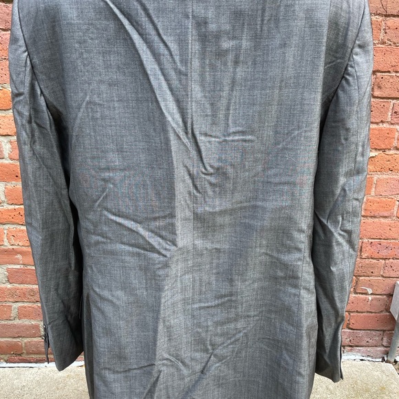 YSL Rive Gauche Sportcoat 44 Tom Ford Era Slubby Silk Blend Peak Lapel Jacket - Picture 9 of 9